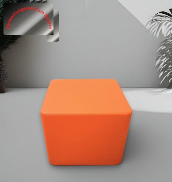 VS - Sitzwürfel - orange - 53x53x46