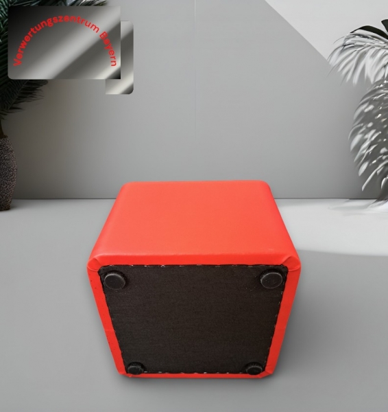 VS - Sitzwürfel - rot - 53x53x46