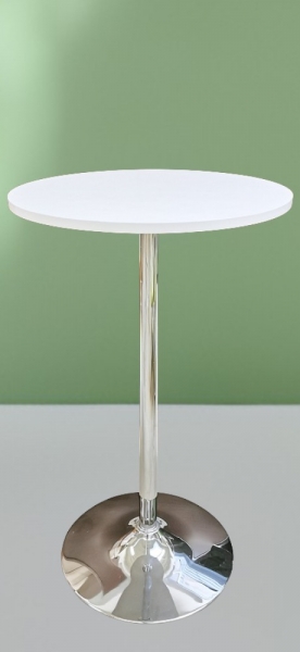 Rund- / Stehtisch - weiß - Dm: 60 cm