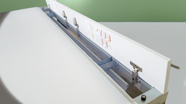 VS - Schreibtisch - weiß - Handkurbel - 180x90