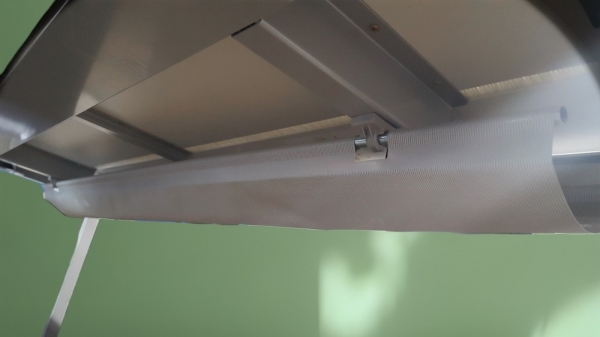 VS - Schreibtisch - weiß - Handkurbel - 180x90