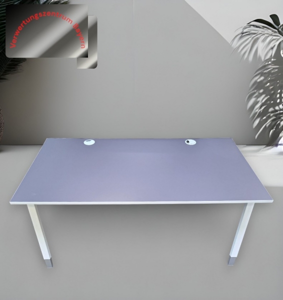 Hali - Schreibtisch - anthrazit-weiß - 160x80