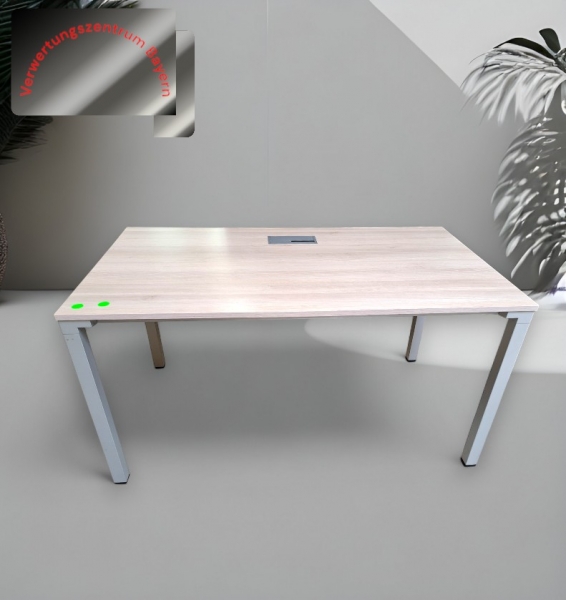 Steelcase - Schreibtisch - Akazie - 140x80