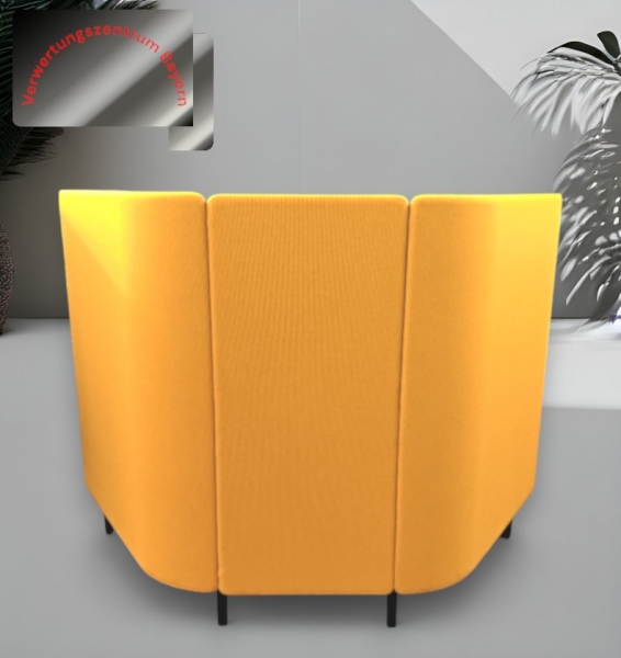 Brunner - Cellular - Schreibtisch- / Arbeitsplatz - Sicht- / Schallschutz - gelb