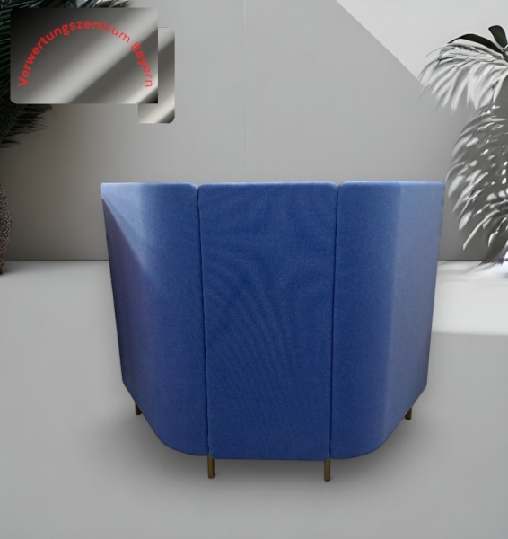 Brunner - Cellular - Schreibtisch- / Arbeitsplatz - Sicht- / Schallschutz - blau