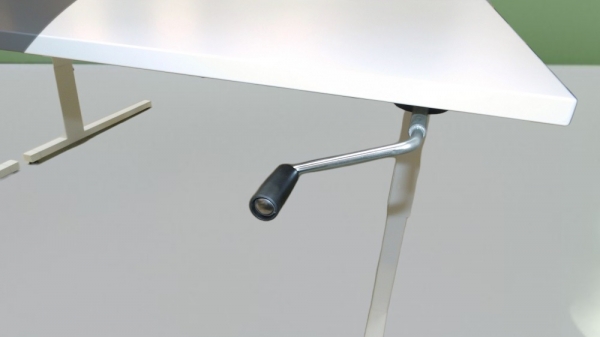 Steelcase - Techo - Schreibtisch - weiß - 160x80