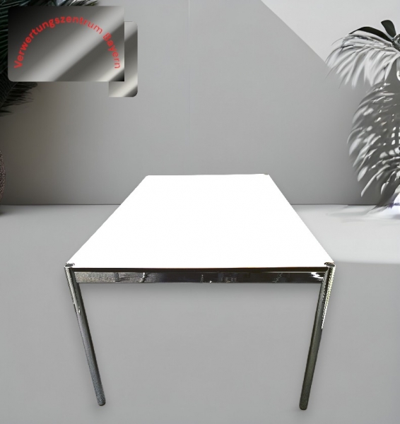 USM Haller - Schreib- / Besprechungstisch - weiß - 175x100