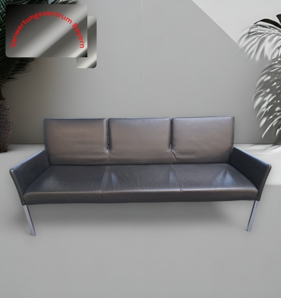 Walter Knoll - Jason - Sofa - 3-Sitzer - Leder - schwarz