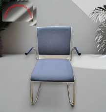 Dauphin - Siamo - Freischwinger - Schichtholz - stapelbar - weiß