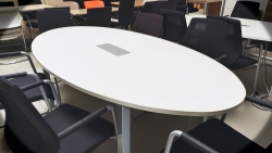 K+N - Besprechungstisch - weiß - 210 cm