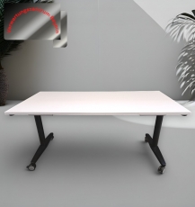VS - Besprechungstisch - Klapptisch - mobil - weiß - 160x80