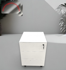 Meroni Italy - Rollcontainer - 3 Auszüge - weiß