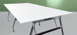 Vitra - / Steh- / Besprechungstisch - weiß - 330x160x103